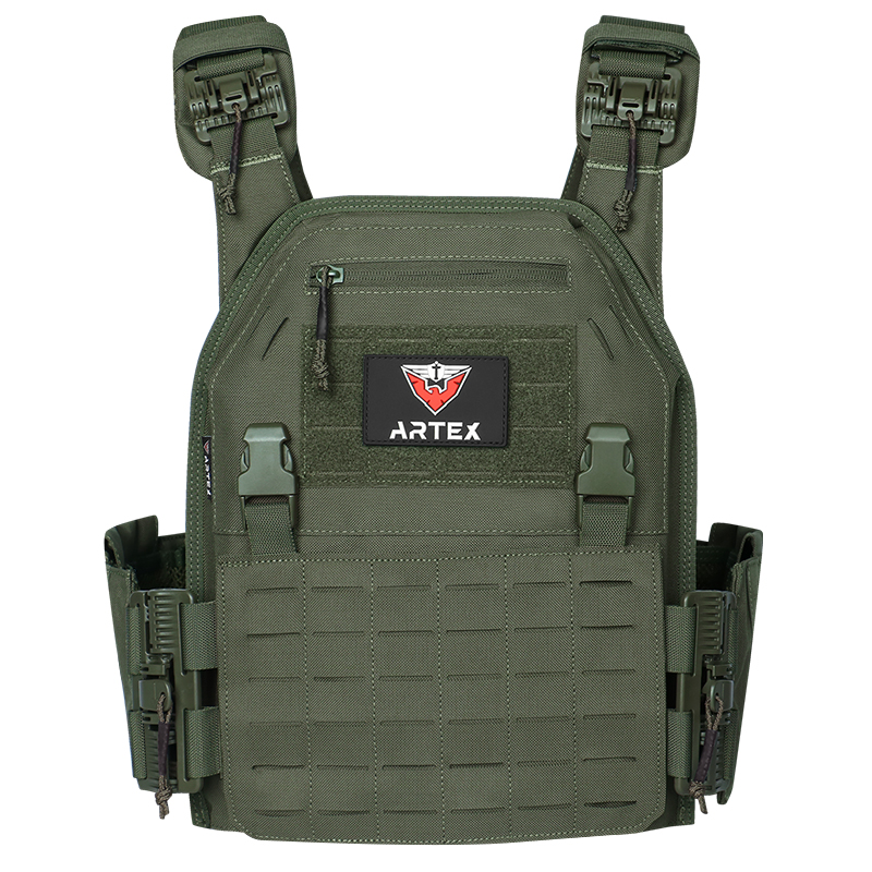 Artex 1000d Nylon Chaleco Tactico Vest Ranger-Green Tactical Gear 25x30cm Plate Carrier Molle Vest