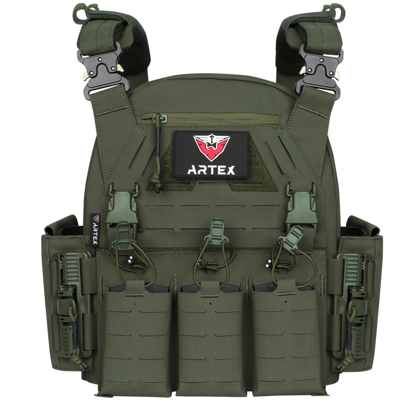 Artex outdoor multi-functional waterproof 500D nylon modular quick-release tactical vest and vest stretchable equipment