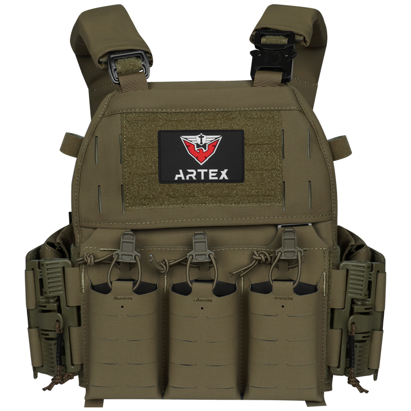 Artex Outdoor multi-functional waterproof nylon Military enthusiast Laser quick-release Tactical vest