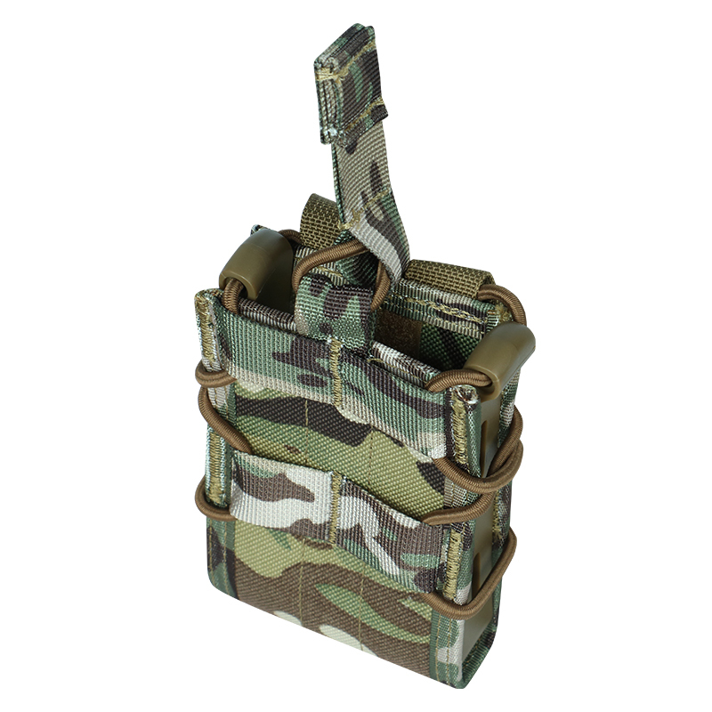 Tactical Magazine Pouch Rifle Single Double Mag Pouch Holster MOLLE Belt Attach Mag Bag for AR-15 M4 M16 5.56mm Magazines