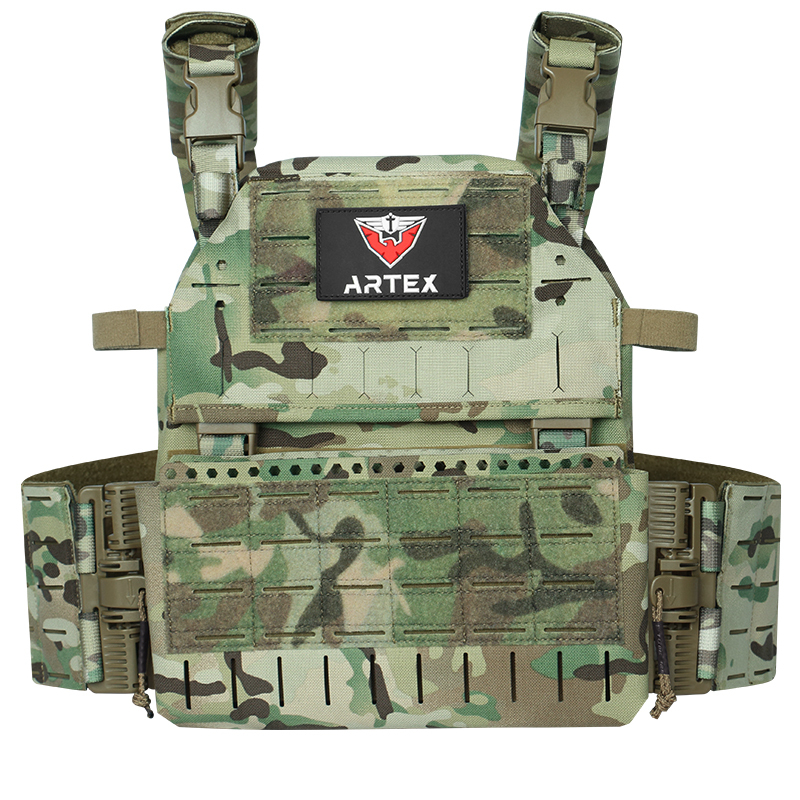Artex Laser Cutting Waterproof Quick-Release Tactical Vest Equipment Molle Airsoft Plate Carrier Vest Chest Rig Bulletproof Military Vest