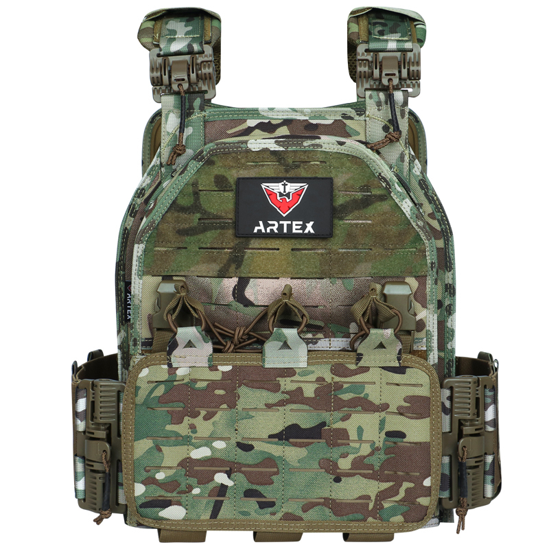 Artex Lightweight Quick-release Combat Board Carrier 1000D Nylon Laser Molle Tactical Vest