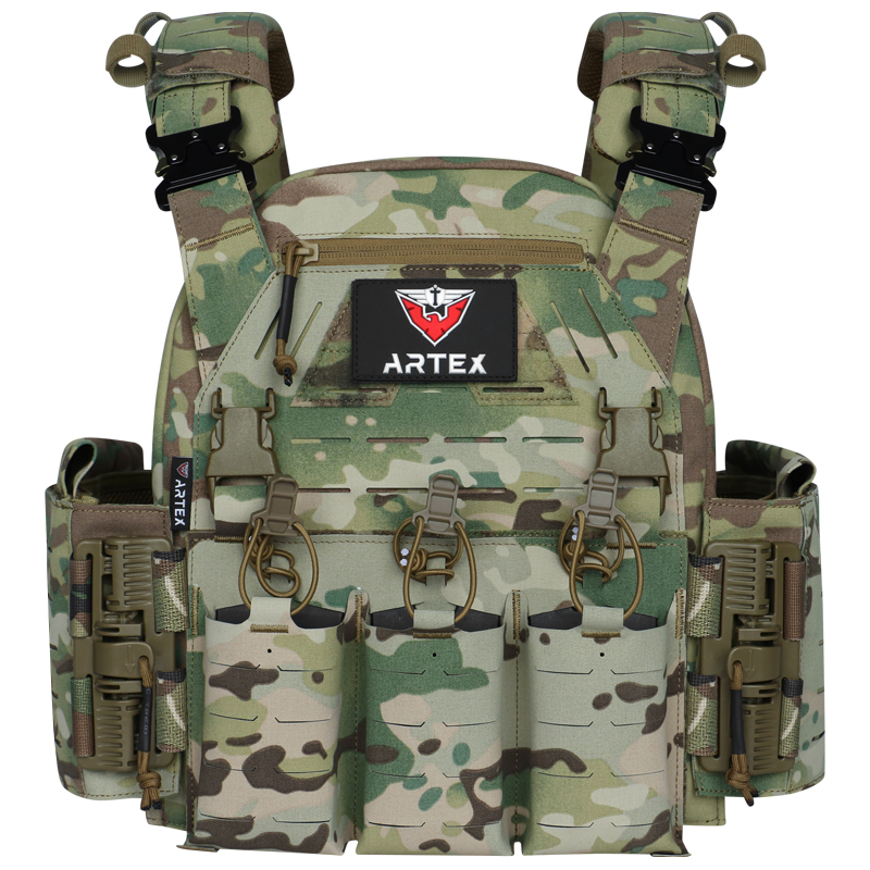 Artex outdoor multi-functional waterproof 500D nylon modular quick-release tactical vest and vest stretchable equipment
