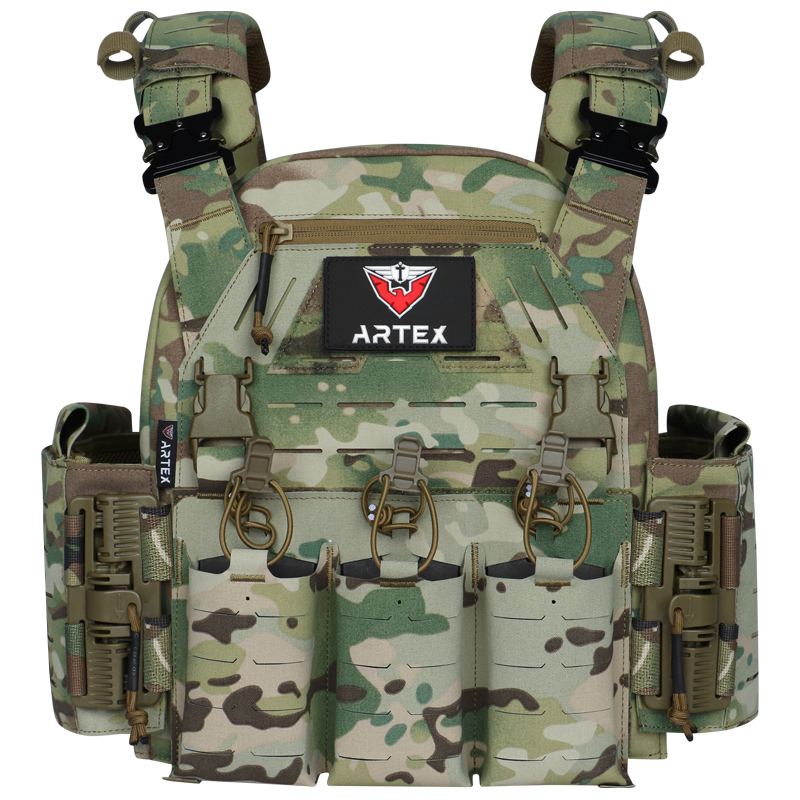 Artex outdoor multi-functional waterproof 500D nylon modular quick-release tactical vest and vest stretchable equipment