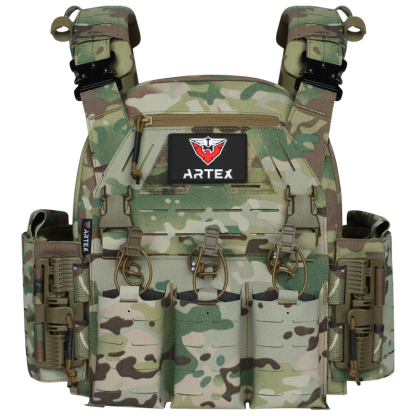 Artex outdoor multi-functional waterproof 500D nylon modular quick-release tactical vest and vest stretchable equipment