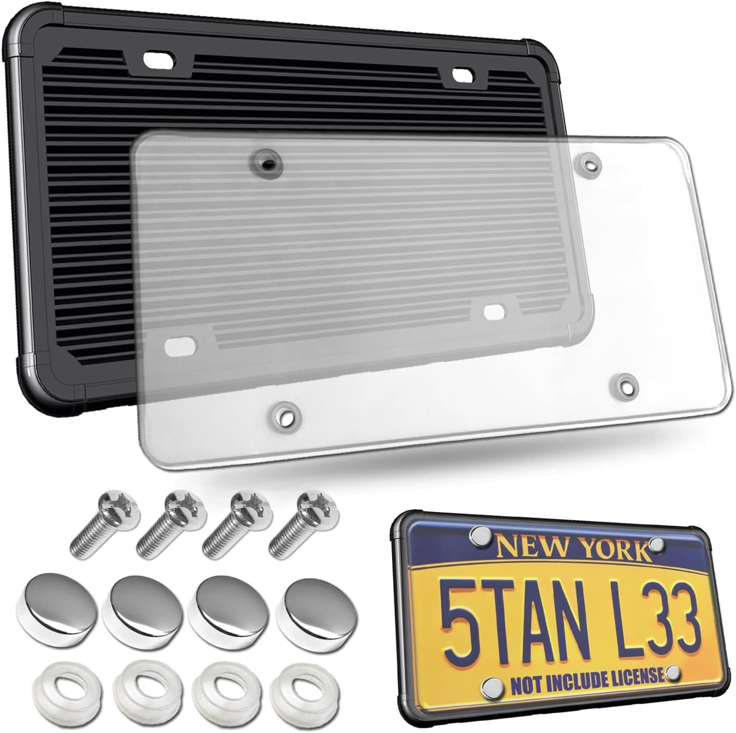 Clear License Plate Cover