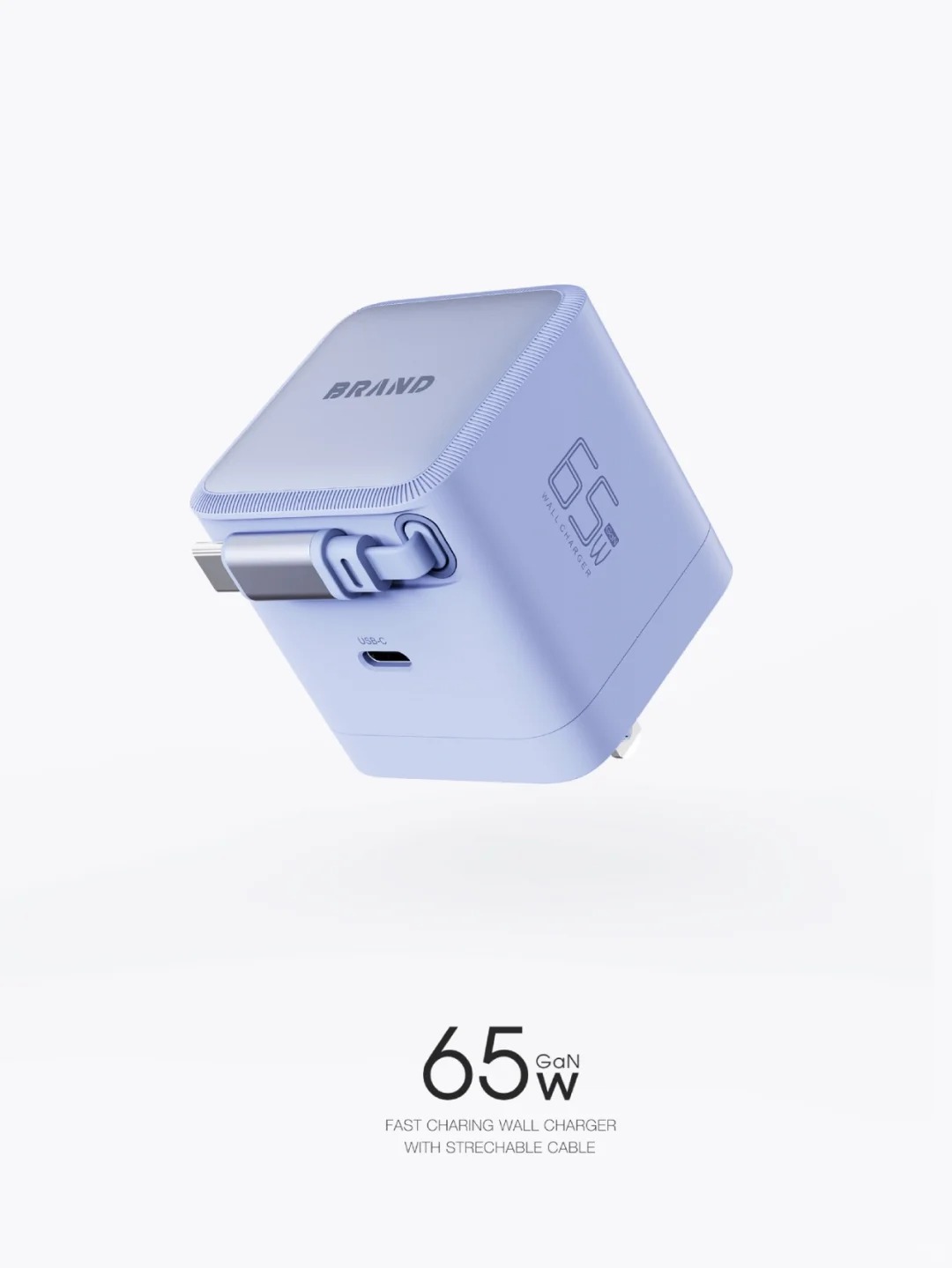 65W氮化镓三口充电头