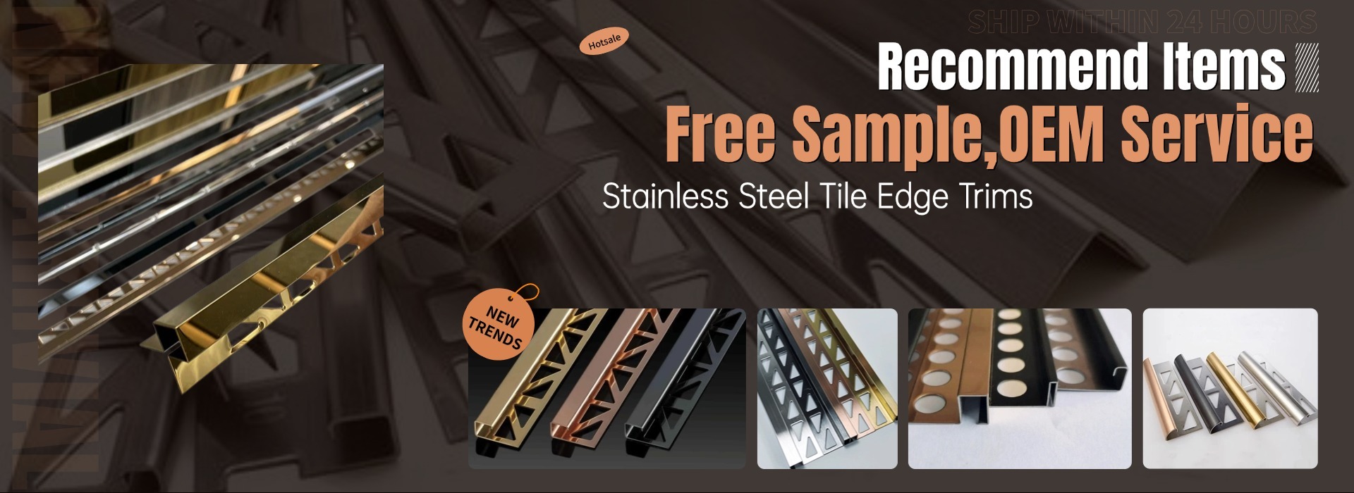 Stainless Steel Tile Trim Profile Solution