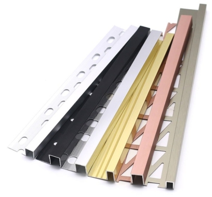 Aluminum Square Edged Tile Trim