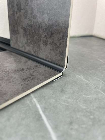Aluminum  corner profile for wpc wall panel SPC flooring UV marble sheet wall cladding MDF Gypsum board