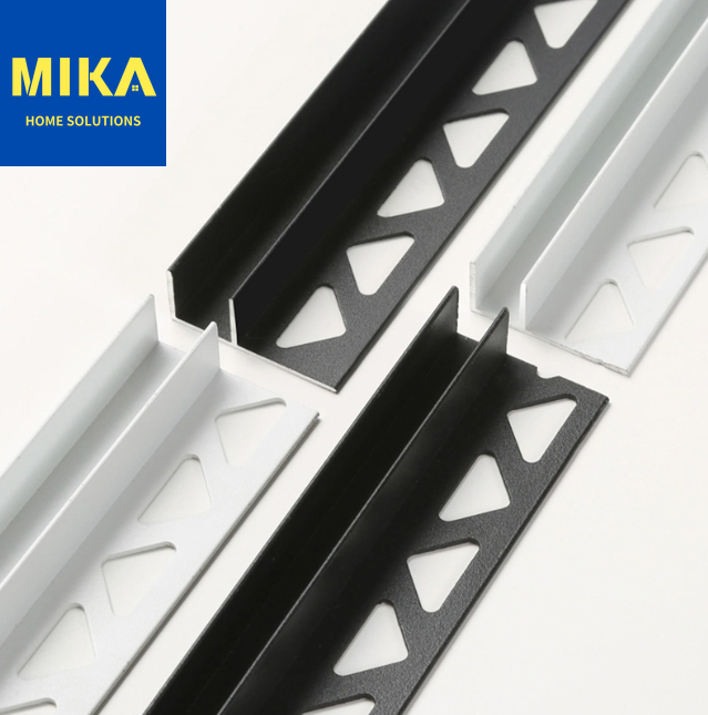 Aluminum F Channel Profile For Tiles And Glass Panels