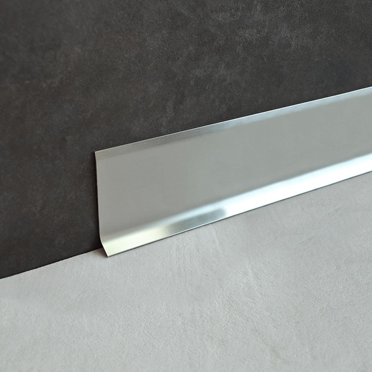 Stainless steel skirting boards