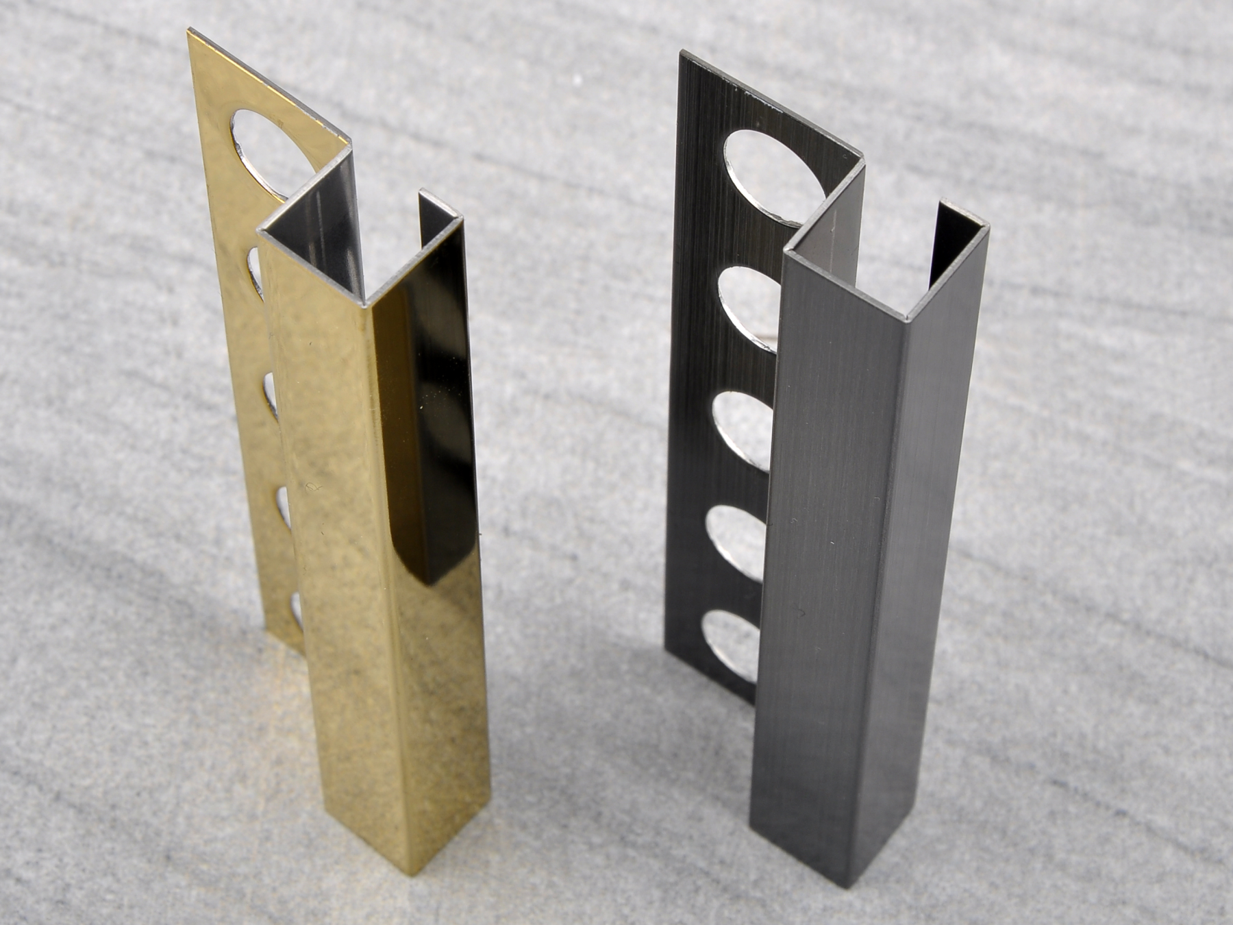 Stainless Steel Square Edged Tile Trim Profile