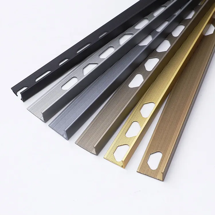 Aluminum Streight L Shaped Edged Tile Trim