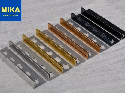 L Shaped Edged Tile Trim Profiles For Floors And Walls