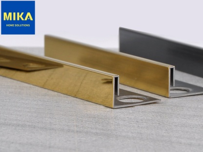 L Shaped Edged Tile Trim Profiles For Floors And Walls