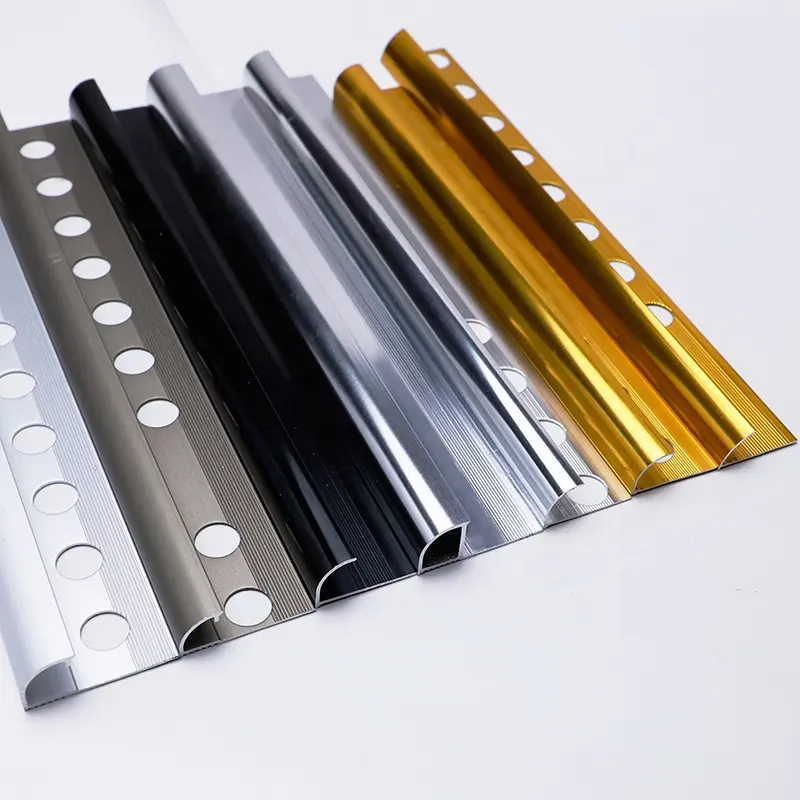 Aluminum Round Shaped Edged Tile Trim