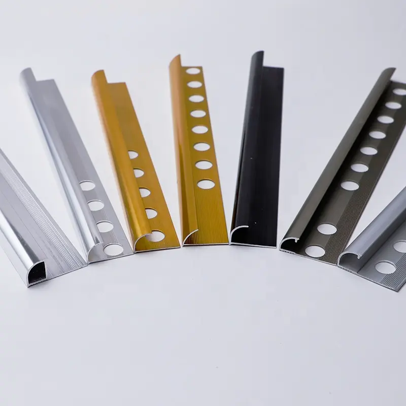 Aluminum Round Shaped Edged Tile Trim