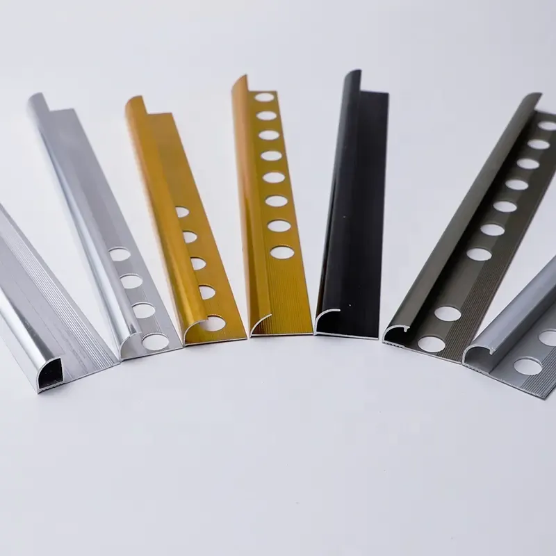 Aluminum Round Shaped Edged Tile Trim