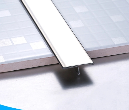 Transition T profile for flooring dividing