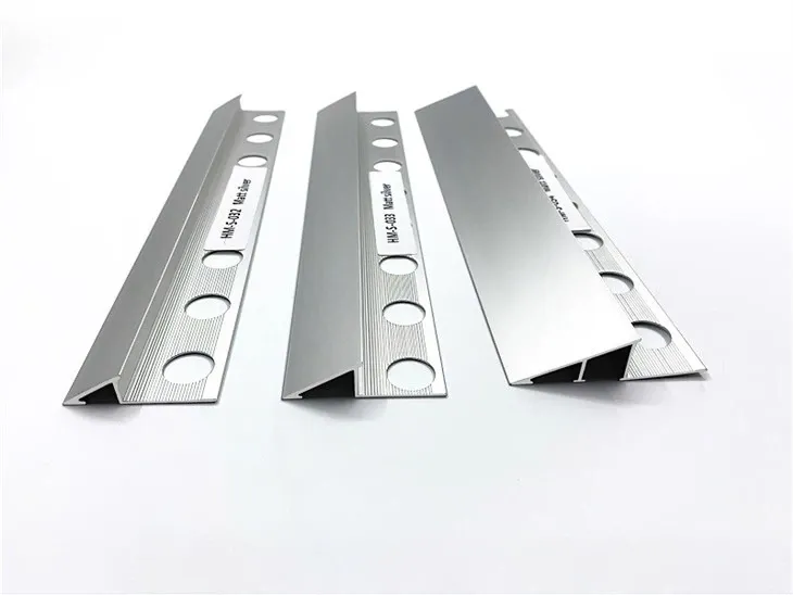 Aluminum Triangle Shaped Transition Tile Trim 