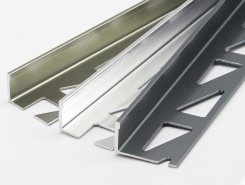 Aluminum Streight L Shaped Edged Tile Trim
