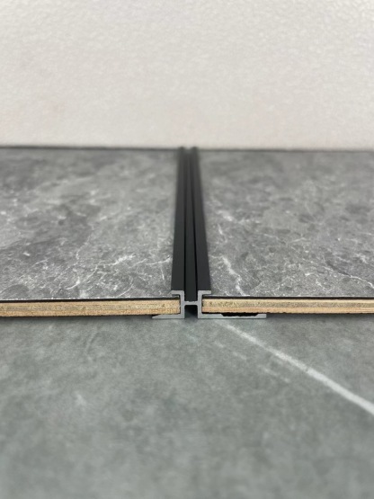 Aluminum border profile for wpc wall panel spcflooring uvmarblesheet wall cladding MDF Gypsumboard