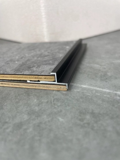 Aluminum corner profile for wpc wall panel spcflooring uvmarblesheet wall cladding MDF Gypsumboard