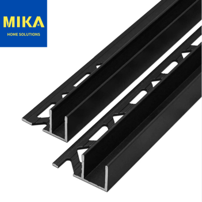 Aluminum F Channel Profile For Tiles And Glass Panels