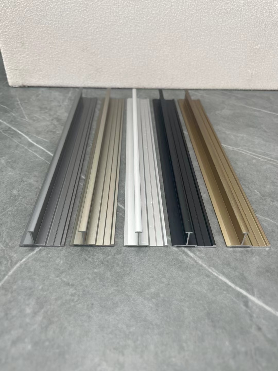 Aluminum joint for wpc wall panel spcflooring uvmarblesheet wall cladding MDF Gypsumboard