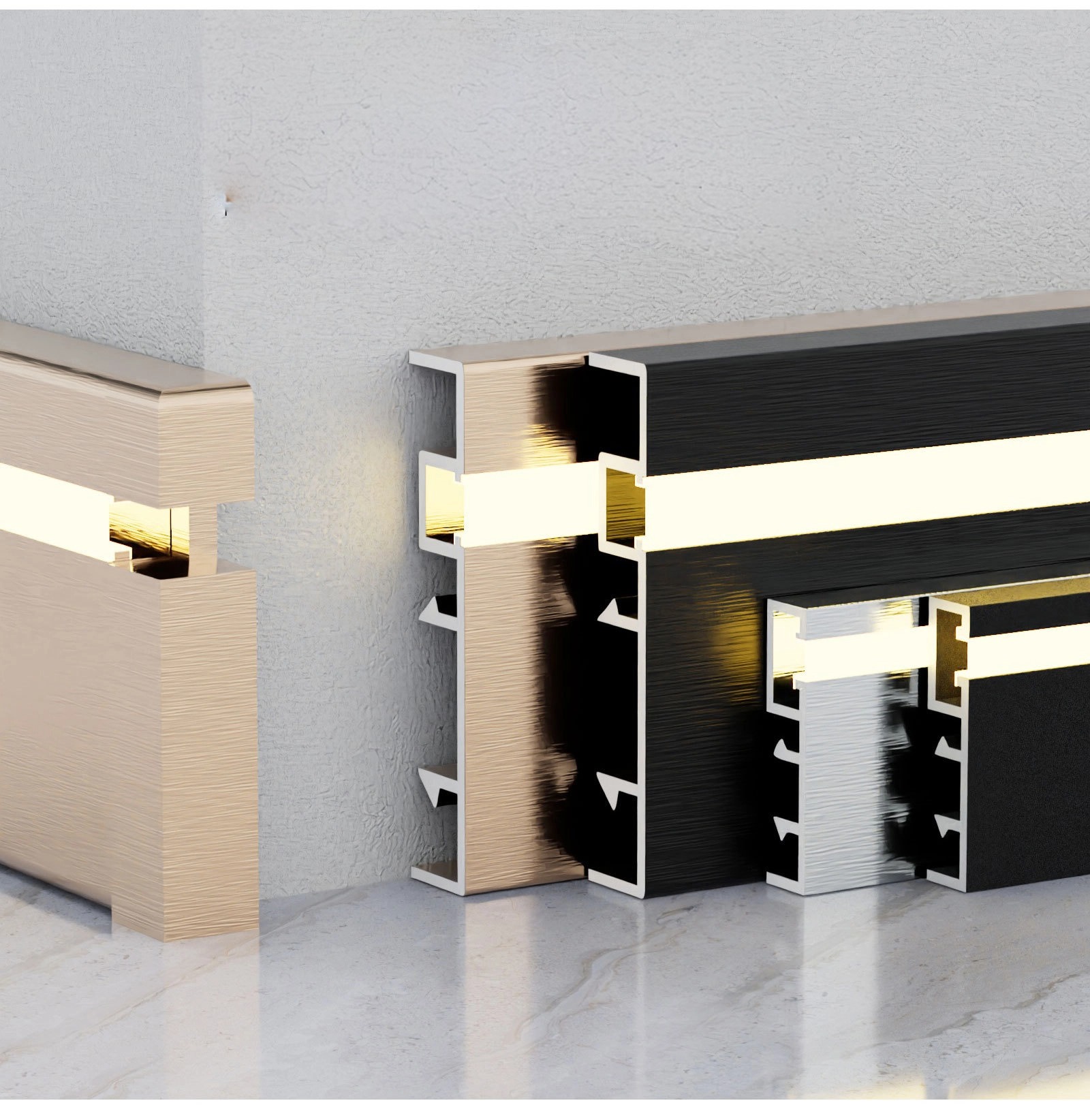 Led aluminum skirting board-SKL1