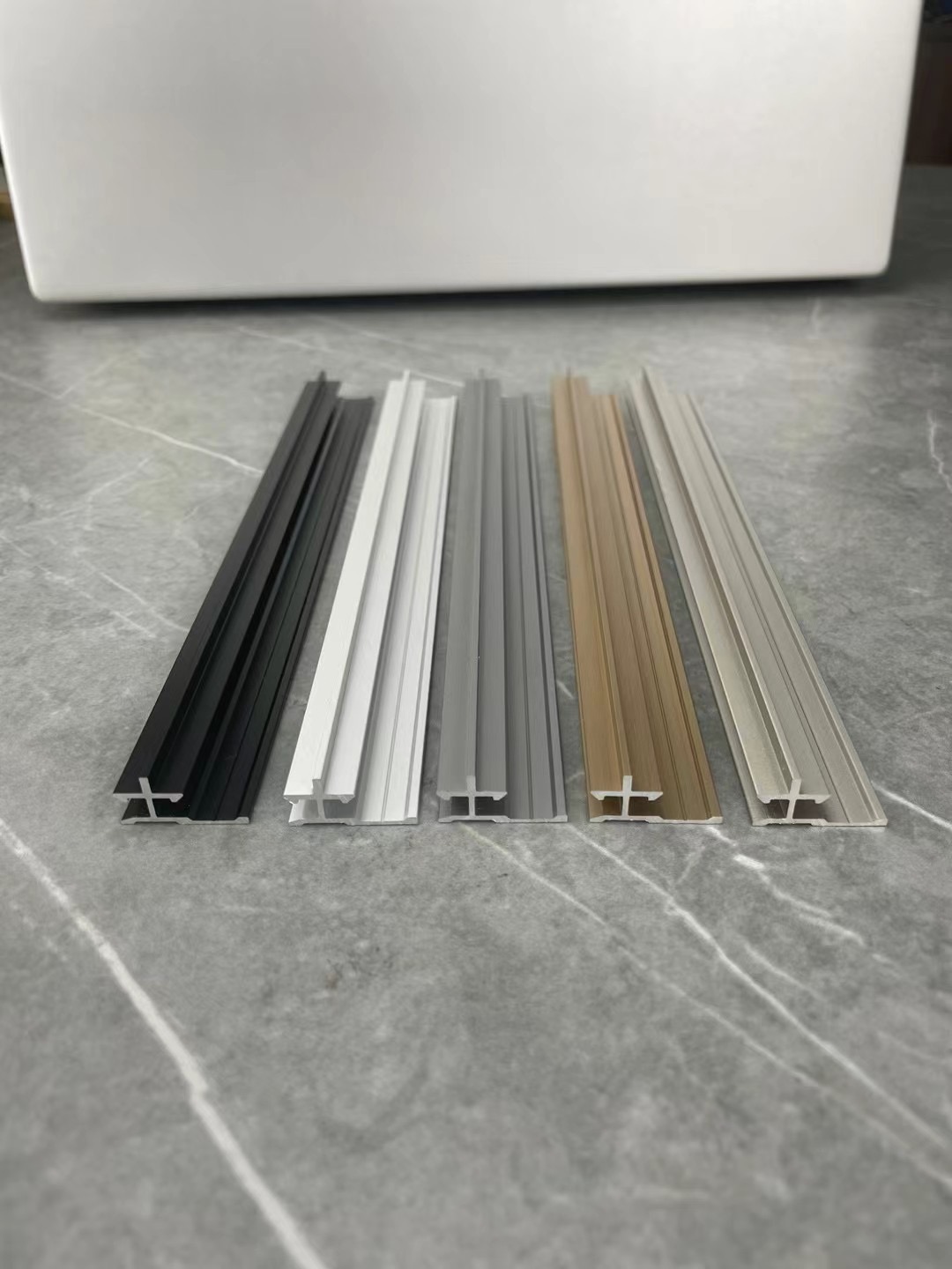 Aluminum  profile for wpc wall panel spcflooring uvmarblesheet wall cladding MDF Gypsumboard