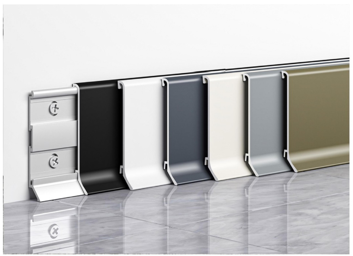 Alumiinum skirting board-hitched style-SK4