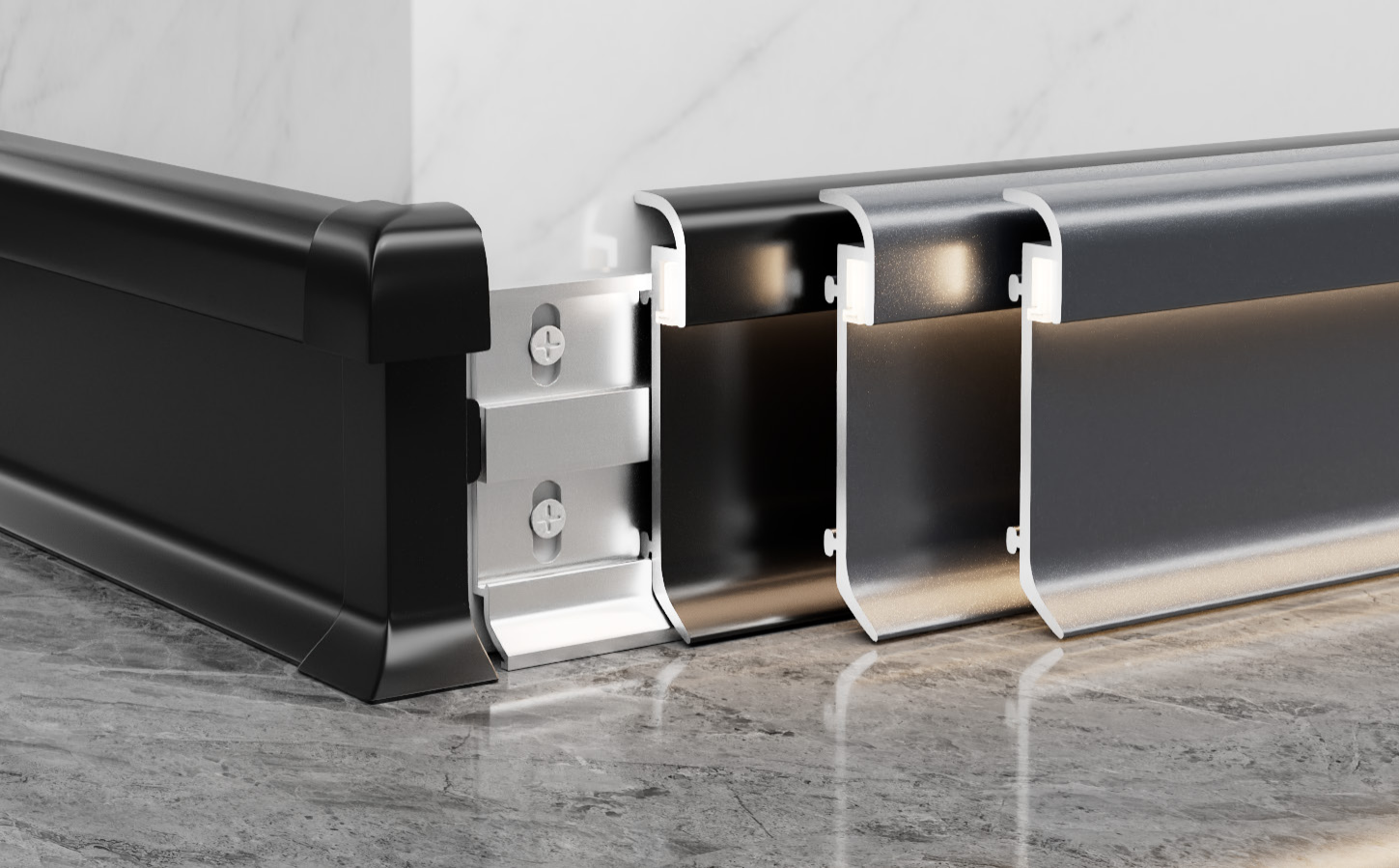 Aluminum Led skirting board-SKL5