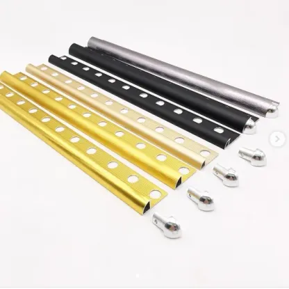 Aluminum Round Shaped Edged Tile Trim