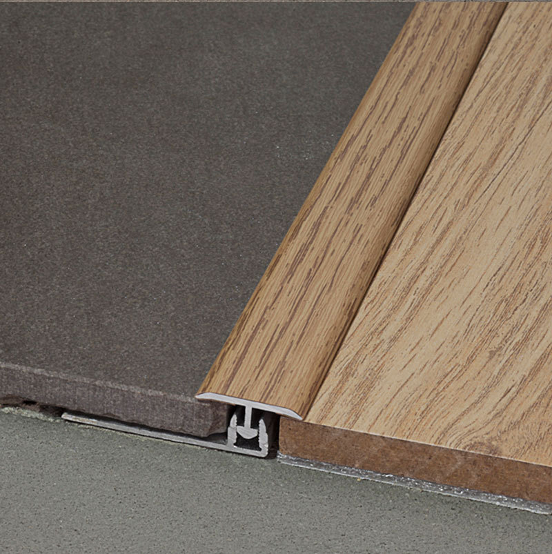 Aluminum T Shaped Transition Tile Trim For Floor And Wall