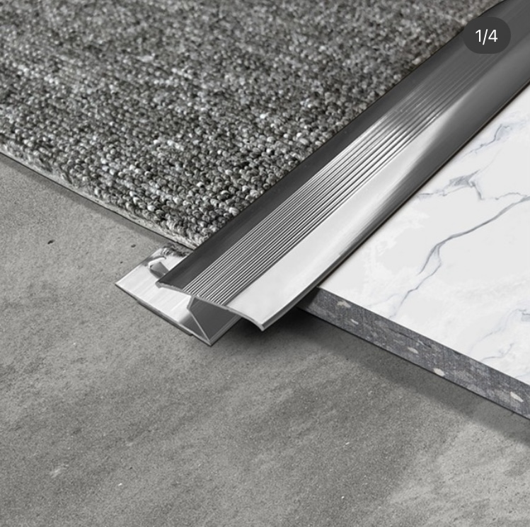 Aluminum Carpet Transition Strip Tile Trim