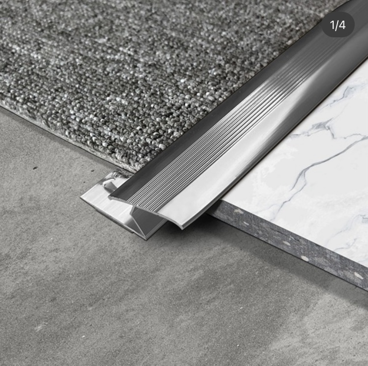Aluminum Carpet Transition Strip Tile Trim