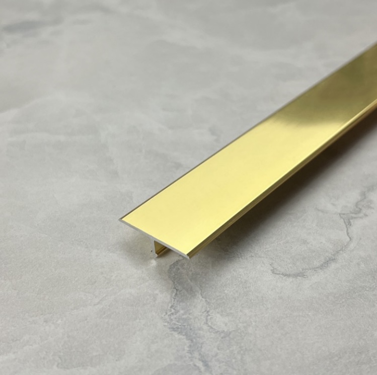 Aluminum T Shaped Transition Tile Trim For Floor And Wall