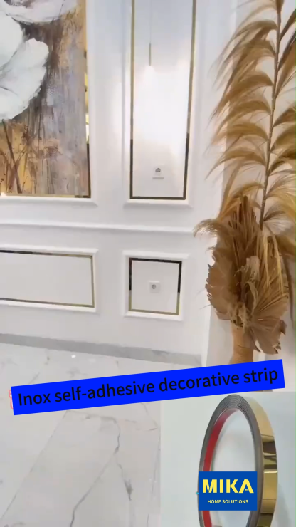 Stainless Steel Decorative Strip Self-Adhesive