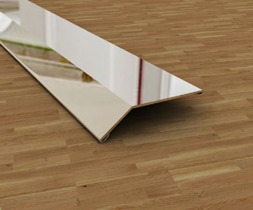 Stainless Steel Sloping Edge-Levelling Flooring Profile
