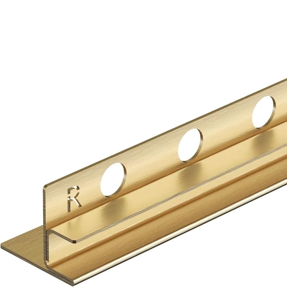 Stainless Steel F Channel Sloping Glass Support Profile For Shower Stall right