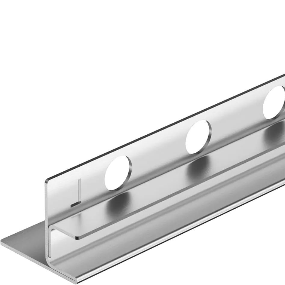[Copy]Stainless Steel U Channel  Glass Support Profile For Shower Stall left