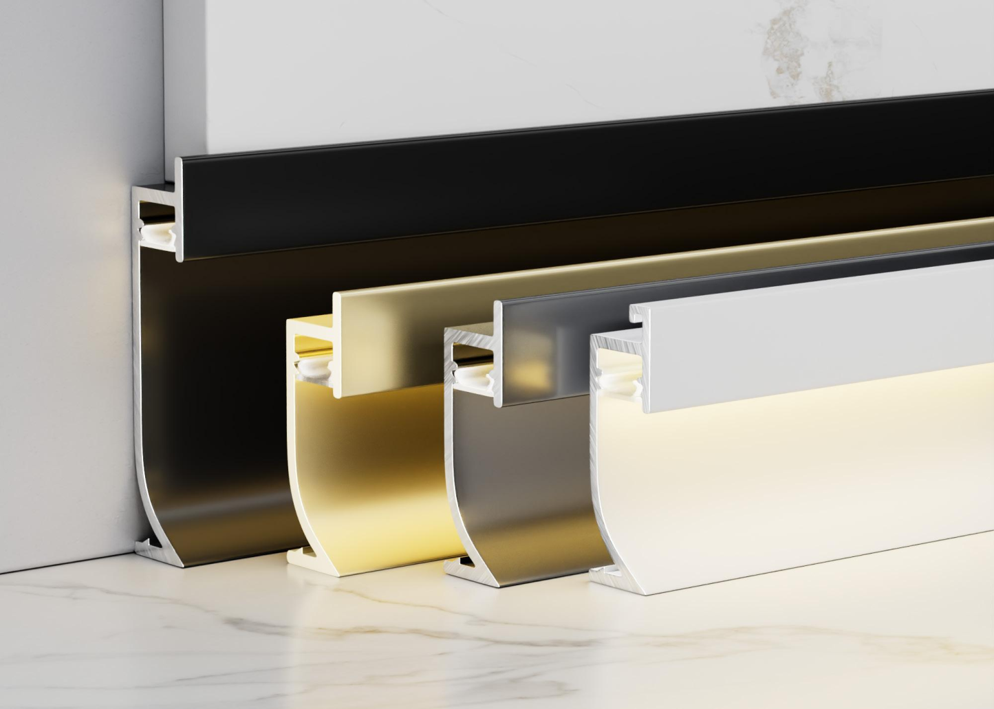 Led aluminum skirting board-Embed style-SKL2