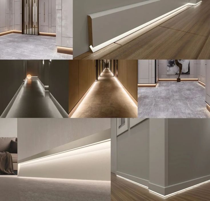 LED aluminum skirting board