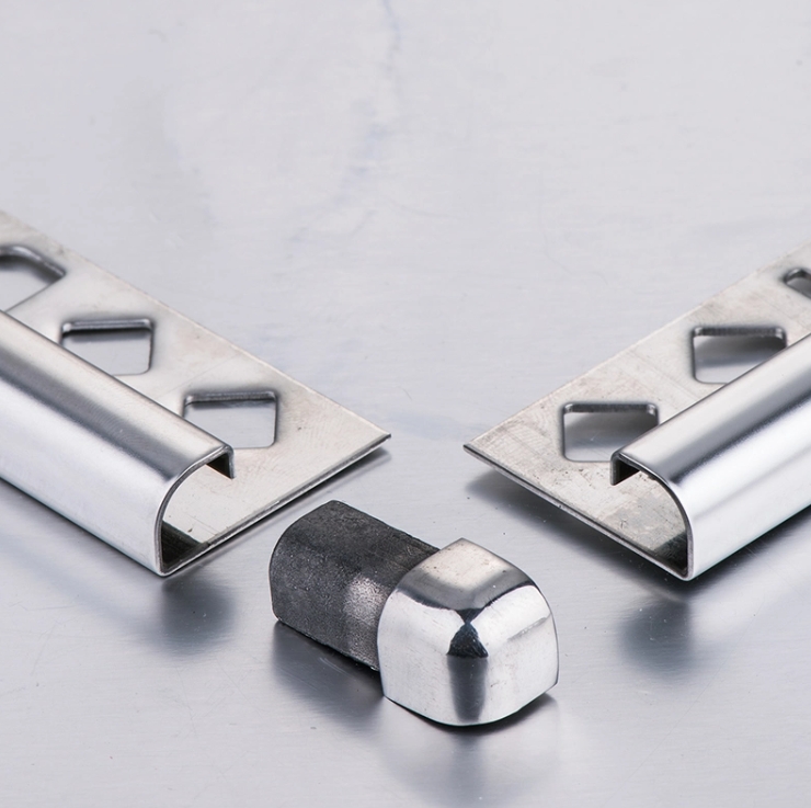 Stainless Steel Round Shape Edging Tile Trim Profile