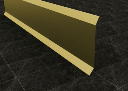 Stainless Steel Skirting Baseboard Profile