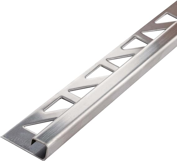 Square Edging Tile Trim Profiles Stainless Steel 