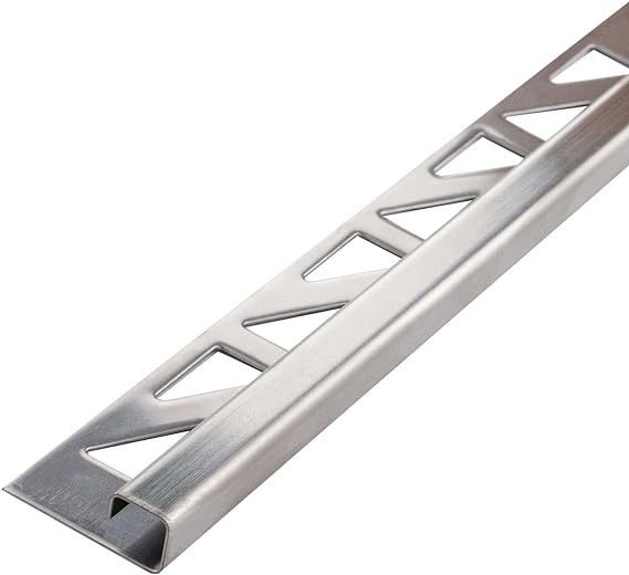 Square Edging Tile Trim Profiles Stainless Steel 