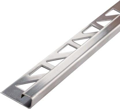 Square Edging Tile Trim Profiles Stainless Steel 